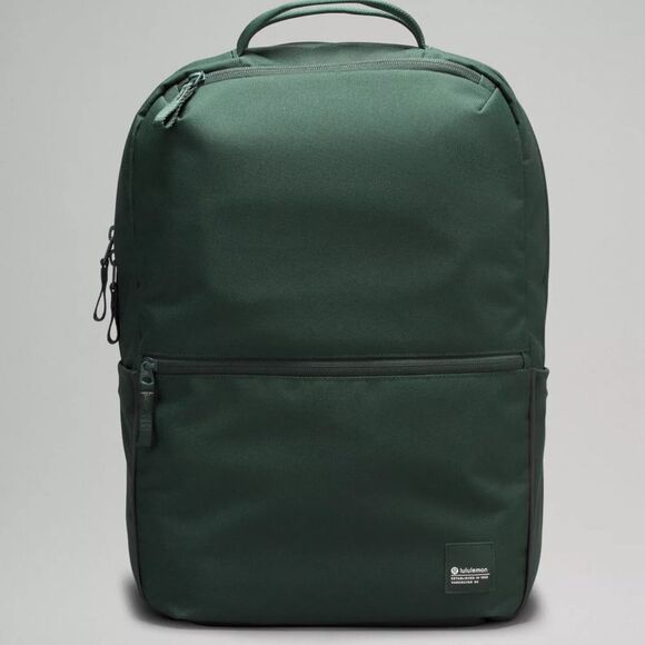 Lululemon Double-Zip Backpack 22L- Legacy Green/Grey Eucalyptus NWT laptop bag - Picture 10 of 13
